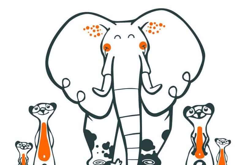 大象伯伯送南瓜