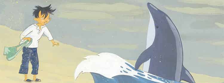 孩子与海豚 孩子与海豚