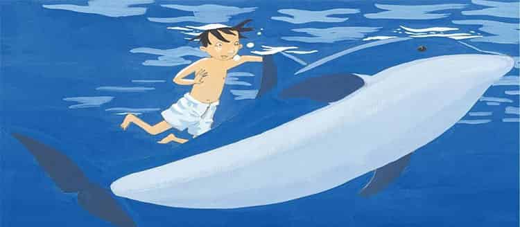 孩子与海豚 孩子与海豚