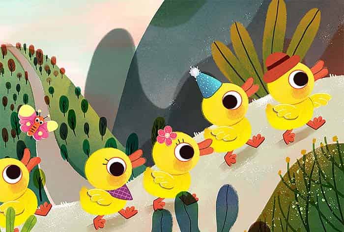 调皮的小鸭子 调皮的小鸭子