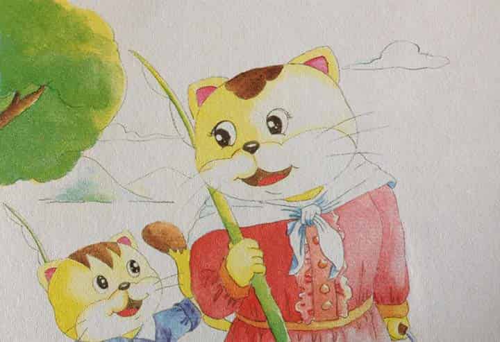 小猫钓鱼（短）