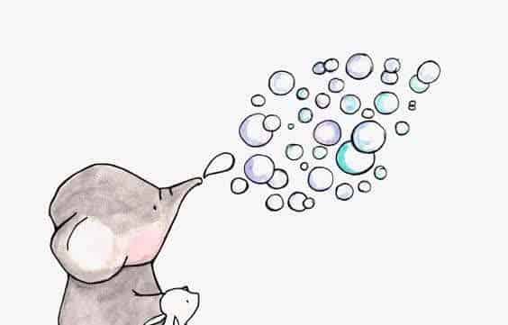 小象吹泡泡 小象吹泡泡