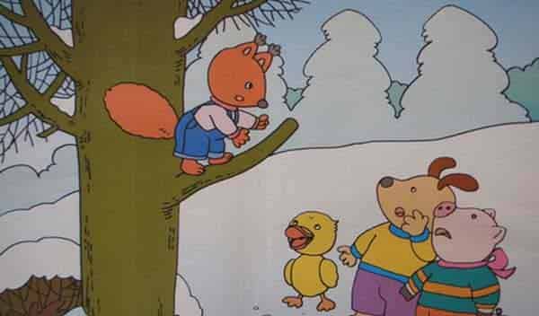 小动物扫雪的故事:雪中小路 小动物扫雪的故事:雪中小路