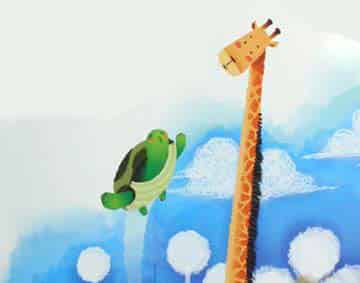 长颈鹿和乌龟的故事