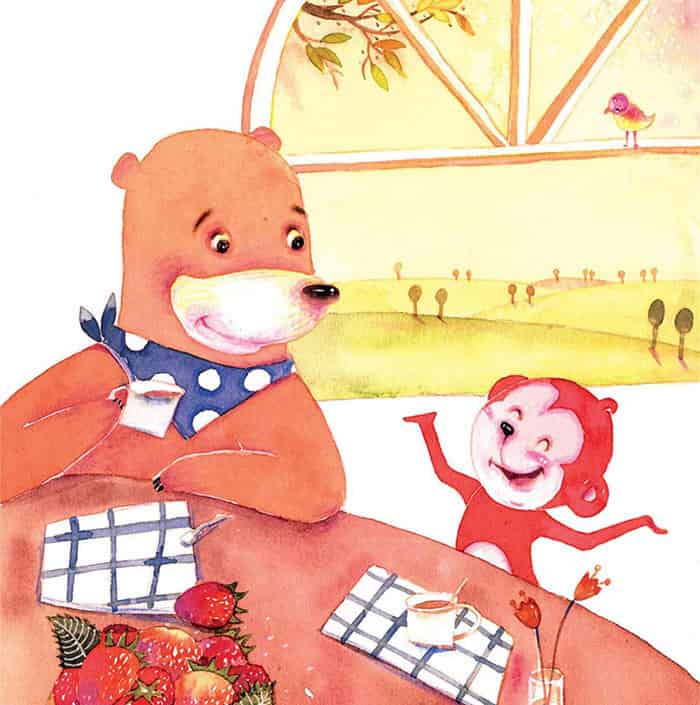 馋人的苹果和桔子