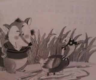 池塘里的圆月亮