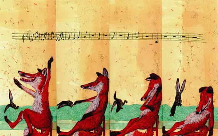 当狐狸和兔子互道晚安