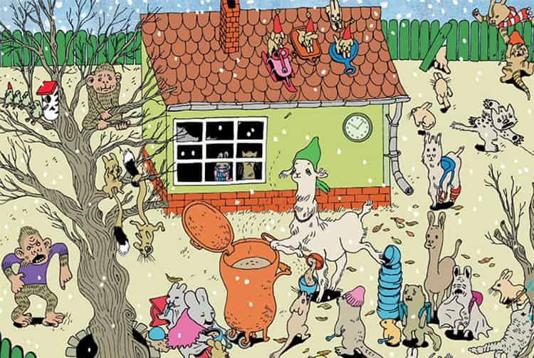 蓝手绢上的歌舞