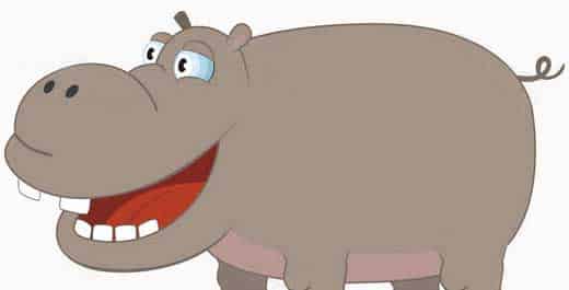河马先生笑了