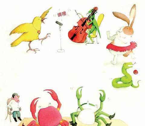 红螃蟹和绿螃蟹