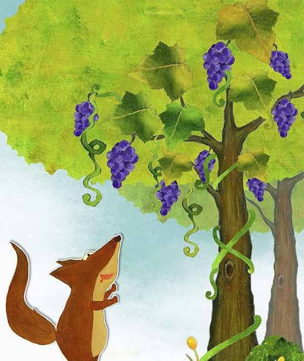 吃不到葡萄就说葡萄酸...[狐狸和葡萄]