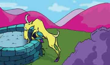 掉在井里的狐狸和公山羊