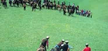 乌孜别克族传统的叼羊比赛是怎样进行的