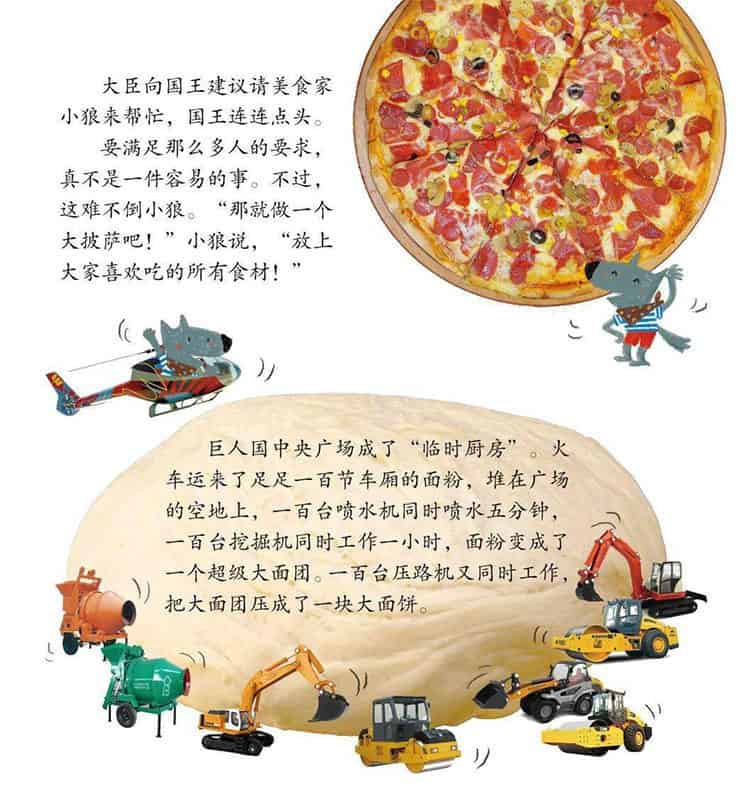 巨人国国王的烦恼（披萨的由来）