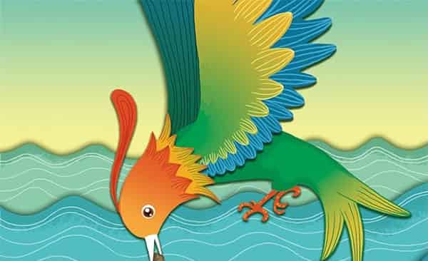 精卫填海（改写）