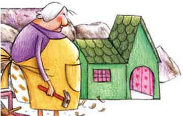 神秘的小绿房子