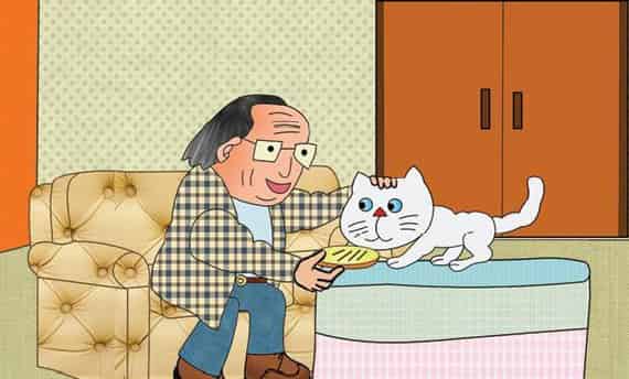 老爷爷与变色猫