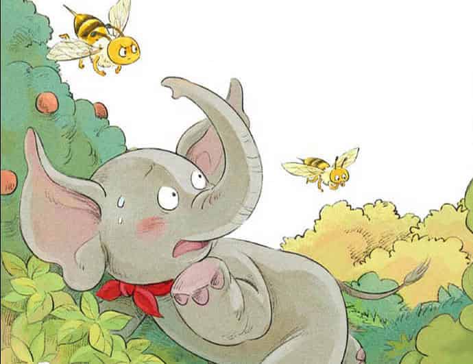 蜜蜂救大象