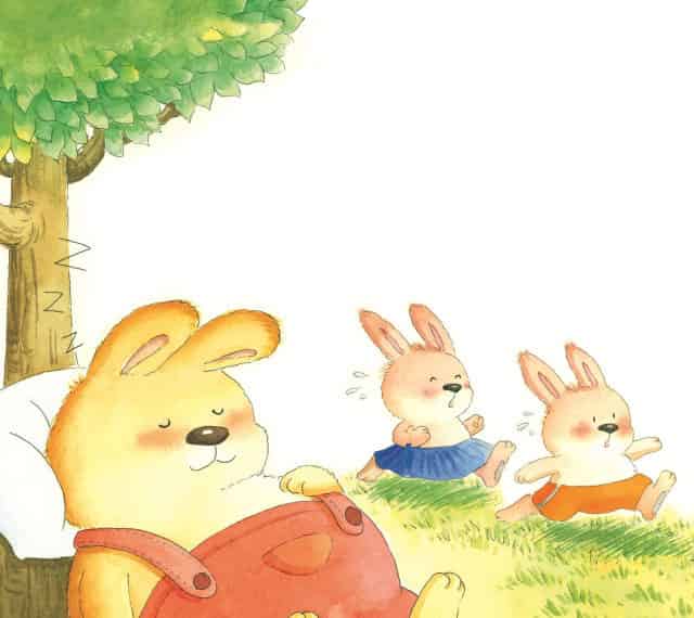 老狼捉住了兔哥哥（胖兔子）