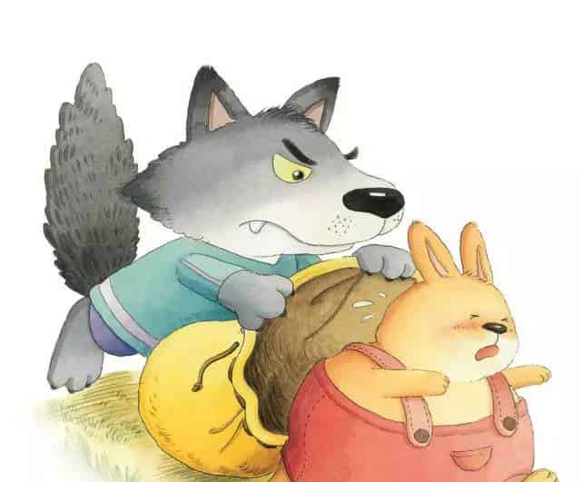 老狼捉住了兔哥哥（胖兔子）