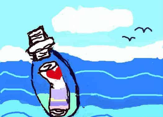 不要乱扔漂流瓶