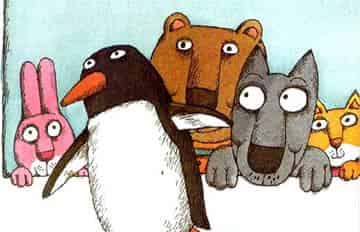 幼儿园里来了一只企鹅