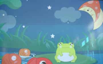 青蛙跳到月亮上 青蛙跳到月亮上