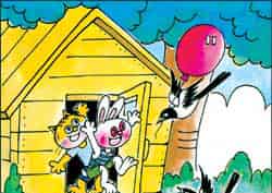 我的气球没有丢