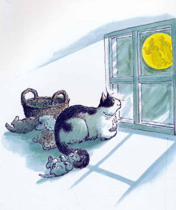 去月亮上取牛奶的猫