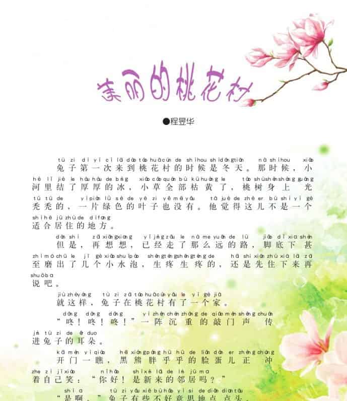 美丽的桃花村