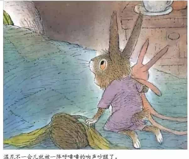 小兔温尼想换个地方睡觉