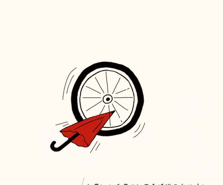 小狐狸与红雨伞