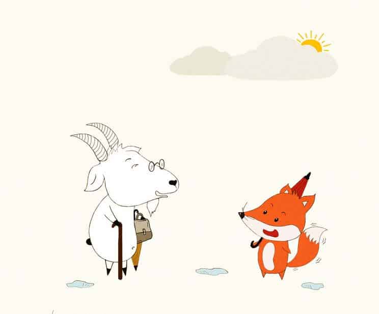 小狐狸与红雨伞