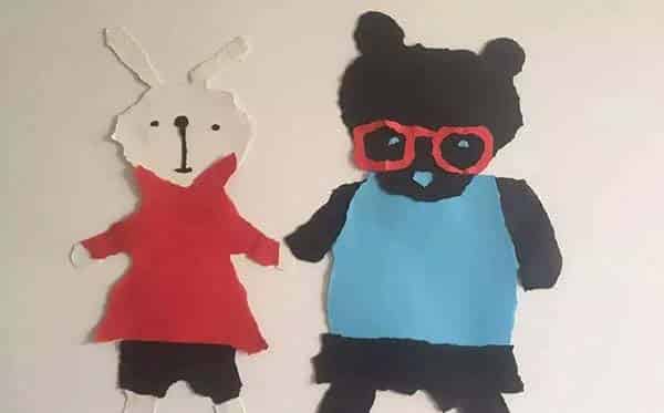 乐于助人的小黑熊