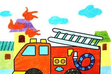 消防车与火精灵