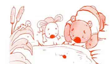 水洼里有个小怪物