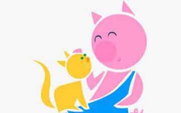 小猫咪和胖小猪