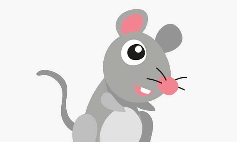 红颜色的小老鼠