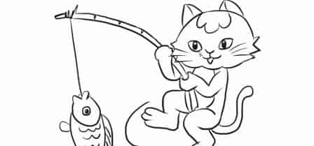 小猫波波钓了条大鱼