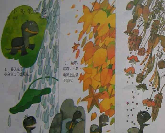 小乌龟看花