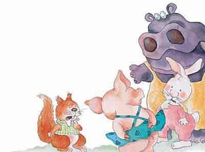 小熊的屁股没有了