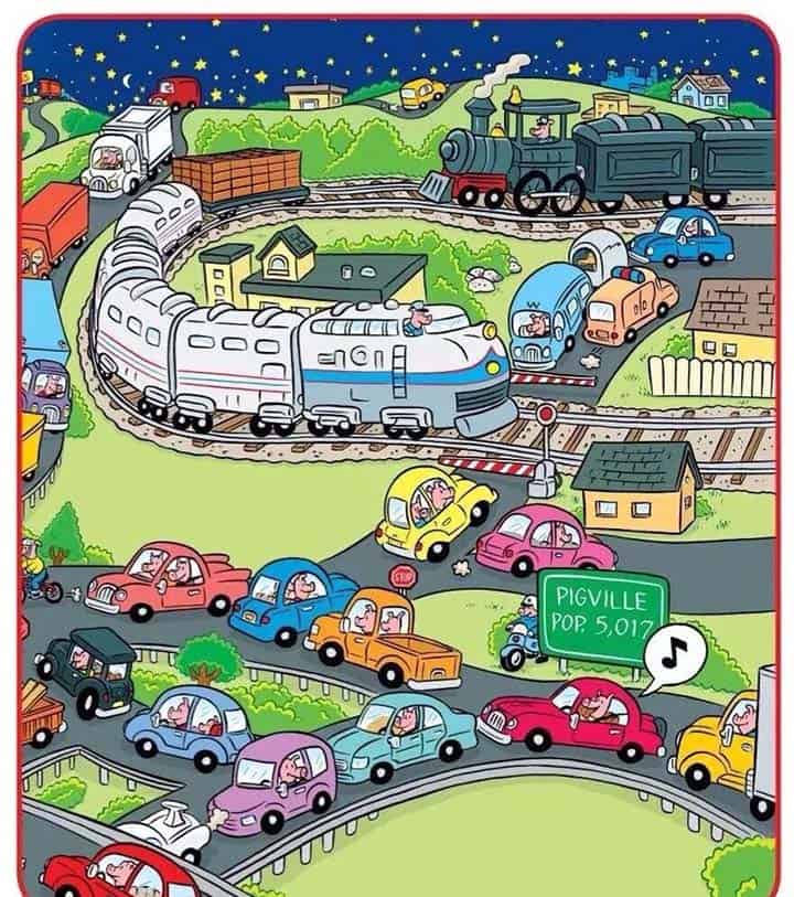 小猪们在开车（车轮上的小猪）