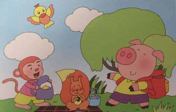 小猪胖胖的野餐