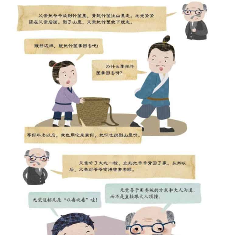 元觉劝父