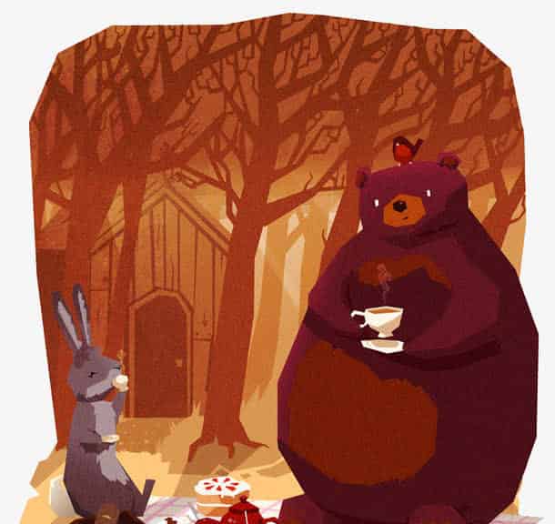 棕熊先生的开心早茶